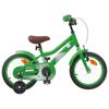 vidaXL V&eacute;lo pour Enfants 14 Pouces pour les 3-5 ans Vert