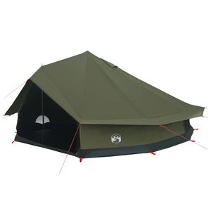 vidaXL Tente familiale Vert arm&eacute;e 12-Personnes Polycoton