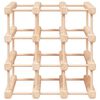 vidaXL Casier à vin pour 12 bouteilles 36x23x36 cm bois massif de pin