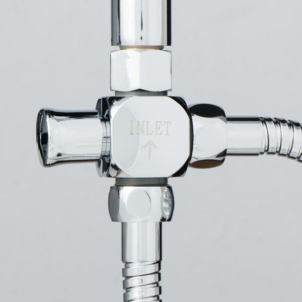 SCH&Uuml;TTE Ensemble de douche avec lumi&egrave;res LED GALAXIS chrome