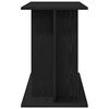 vidaXL Support d'aquarium Ch&ecirc;ne noir 100x40x60 cm Bois d'ing&eacute;nierie