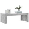 vidaXL Table basse gris b&eacute;ton 102x50x36 cm bois d'ing&eacute;nierie