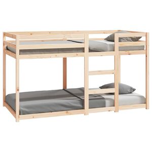 vidaXL Lit superpos&eacute; sans matelas 90x190 cm bois de pin massif