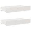 vidaXL Cadre de lit sans matelas blanc 150x200 cm bois de pin massif