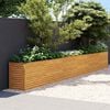 vidaXL Jardini&egrave;re sur&eacute;lev&eacute;e 578 x 50 x 69 cm Acier Corten