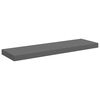 vidaXL &Eacute;tag&egrave;re murale flottante 4 pcs Gris brillant 80x23,5x3,8 cm MDF