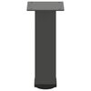 vidaXL Pieds de table basse 4 pièces Anthracite 30-32 cm Acier