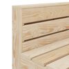 vidaXL Canap&eacute; palette de jardin Bois