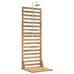 vidaXL Douche d'ext&eacute;rieur 205,5 cm Blanc