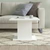 vidaXL Table basse blanc 55,5x55,5x40 cm bois d'ingénierie