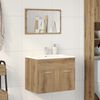 vidaXL Ensemble de meubles salle de bain 2 pcs bois d'ing&eacute;nierie