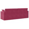 vidaXL Canap&eacute;-lit au sol 200cm Bordeaux Velours