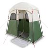 vidaXL Tente de douche 2 personnes vert imperm&eacute;able