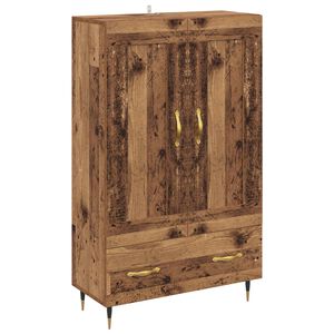 vidaXL Haut Armoire Bois Ancien 69,5 x 31 x 115 cm Bois d'ing&eacute;nierie