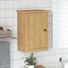 vidaXL Armoire murale de salle de bain avec stockage BODO Marron miel