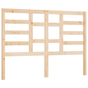 vidaXL T&ecirc;te de lit 146x4x104 cm Bois massif de pin