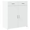 vidaXL Buffet blanc 80x42,5x93 cm bois d'ing&eacute;nierie