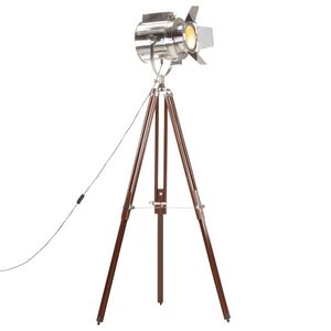 vidaXL Lampadaire &agrave; tr&eacute;pied bois de manguier massif 180 cm