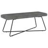 vidaXL banc Gris fonc&eacute; 110 x 40 x 45 cm Velours