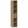 vidaXL Biblioth&egrave;que Ch&ecirc;ne artisanal 30 x 42.4 x 185.2 cm