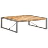 vidaXL Table basse 120x120x40 cm Bois de manguier brut