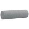 vidaXL Canap&eacute; 3 places avec oreillers gris clair 180 cm tissu