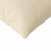 vidaXL Coussins de canapé 2 pcs Crème 145 x 40 cm tissu