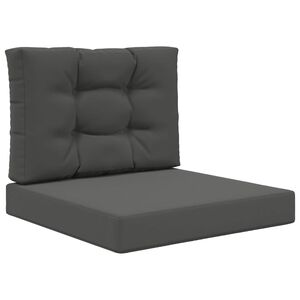 vidaXL Coussin de canap&eacute; d'ext&eacute;rieur Polyester Anthracite