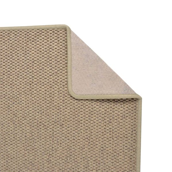 vidaXL Tapis de couloir aspect sisal sable 50x300 cm