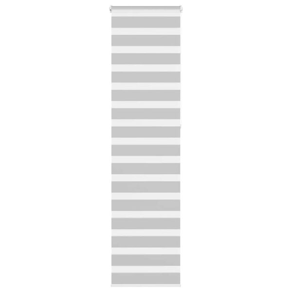 vidaXL Store z&egrave;bre gris clair largeur du tissu 60,9 cm polyester