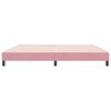 vidaXL Cadre de lit sans matelas rose 180x210 cm velours
