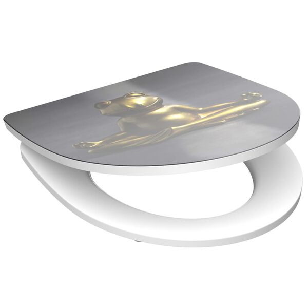 SCH&Uuml;TTE Si&egrave;ge de toilette Duroplast fermeture en douceur RELAXING FROG