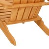 vidaXL Chaise de jardin Adirondack 77x78x95 cm bois de teck solide