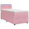 vidaXL Lit boxspring avec matelas Rose 80 x 200 cm Velours