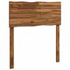 vidaXL T&ecirc;te de lit en bois brut ROSTOCK Naturel 100 cm