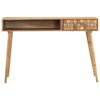 vidaXL Bureau 115x50x76 cm Bois d'acacia solide
