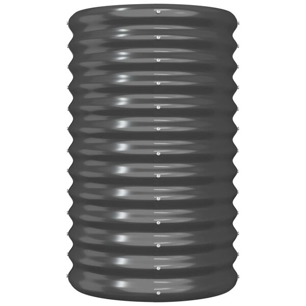 vidaXL Jardini&egrave;re Acier galvanis&eacute; 40x40x68 cm Anthracite