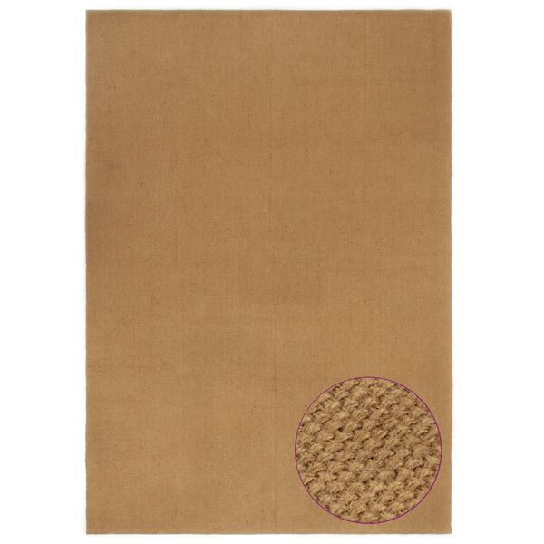 vidaXL Tapis 120x180 cm Jute Rectangulaire