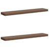 vidaXL Coussins de banc 2 pi&egrave;ces VUGHT 2 pc 100 % polyester Taupe
