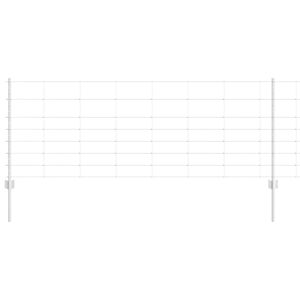 vidaXL Cl&ocirc;ture sauvage avec poteaux 25 x 0,8 m (l x h)