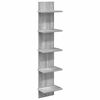 vidaXL &Eacute;tag&egrave;re Murale Sonoma gris 22 x 15 x 100 cm Bois d'ing&eacute;nierie
