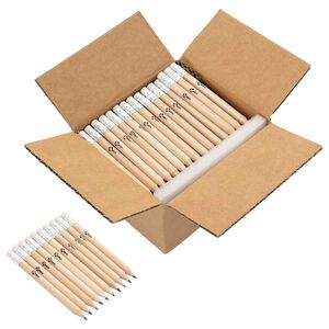 vidaXL Crayons HB &Oslash; 0,7 x 10 cm Naturel Bois de peuplier solide