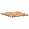 vidaXL Dessus de table Bois d'acacia massif 58x(50-60)x3,8 cm