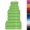 vidaXL Ensemble de serviettes FROGN 12 pcs vert pomme 360 g/m&sup2;
