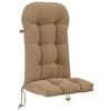 vidaXL Coussin de transat ensoleill&eacute; PUTTEN 100 % polyester Taupe