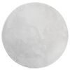 vidaXL Tapis HUARTE &agrave; poils courts doux et lavable gris &Oslash; 200 cm