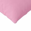 vidaXL Coussins de canapé 2 pcs Rose 120 x 40 cm tissu