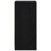 vidaXL Buffet ch&ecirc;ne noir 29,5x34x76 cm bois d'ing&eacute;nierie