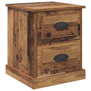 vidaXL Cabinet de chevet Bois ancien 39 x 39 x 47.5 cm