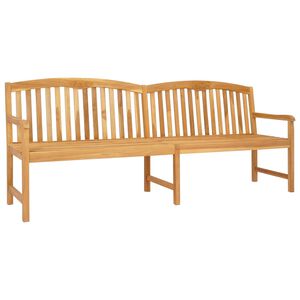 vidaXL Banc en Bois Sculpt&eacute; en Rose 228 x 60 x 90 cm